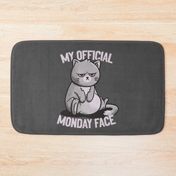 Item preview,  My Official Monday Face Cute Funny Cat Gift designed and sold by EduEly.