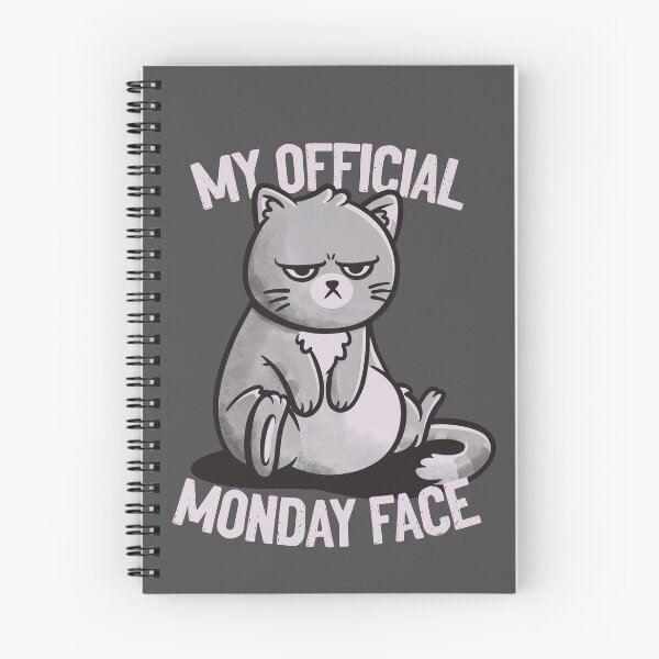 Item preview,  My Official Monday Face Cute Funny Cat Gift designed and sold by EduEly.