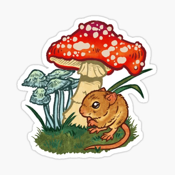 Artikel-Vorschau von Kleine Maus unter Pilzen, designt und verkauft von Jessuh.