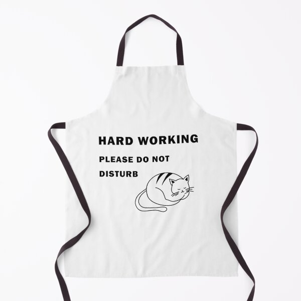 Item preview, Hard Working Cat Do Not Disturb designed and sold by BiancaEm.