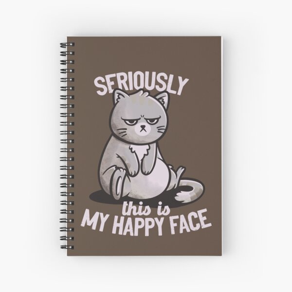 Item preview, This Is My Happy Face Cute Funny Angry Cat Gift designed and sold by EduEly.