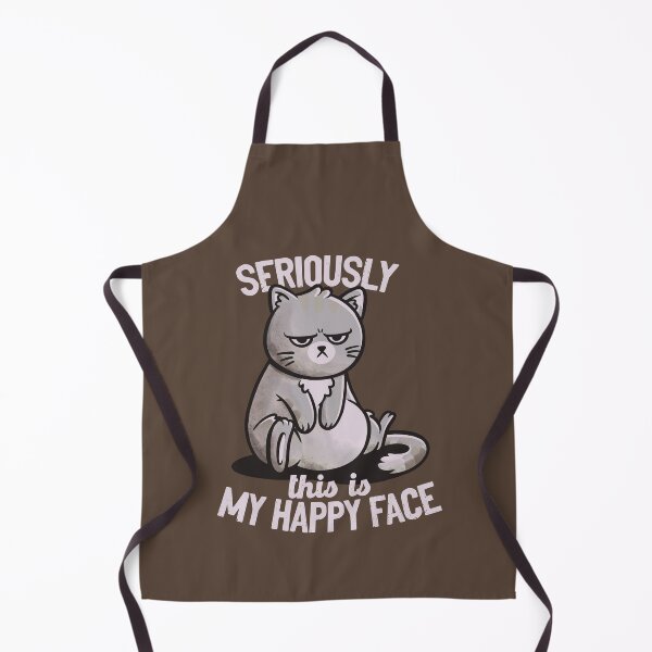 Item preview, This Is My Happy Face Cute Funny Angry Cat Gift designed and sold by EduEly.