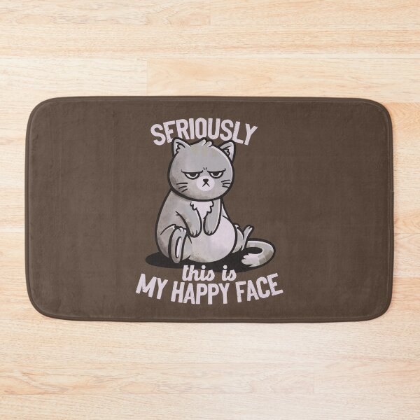 Item preview, This Is My Happy Face Cute Funny Angry Cat Gift designed and sold by EduEly.