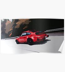 Porsche 911 turbo (930) Poster