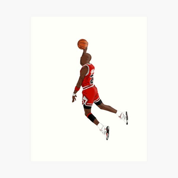 Michael Jordan Dunk Wall Art for Sale | Redbubble