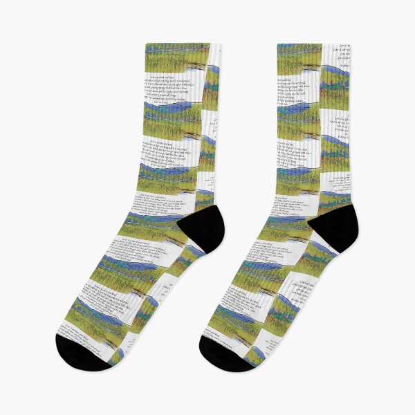 Item preview, Love Is Patient: Mountain Lake In Watercolor designed and sold by KirtTisdale.