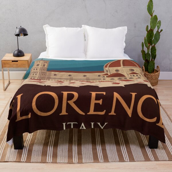 Item preview, Florence Italy Retro Travel Poster designed and sold by Freshfroot.
