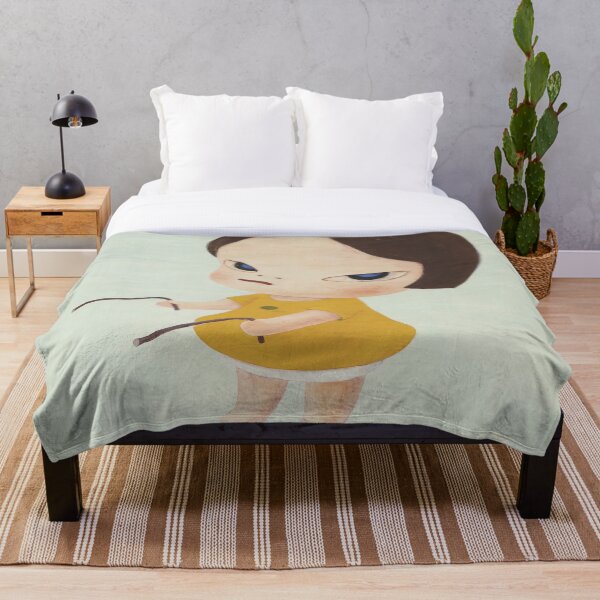 Yoshitomo Nara Throw Blanket