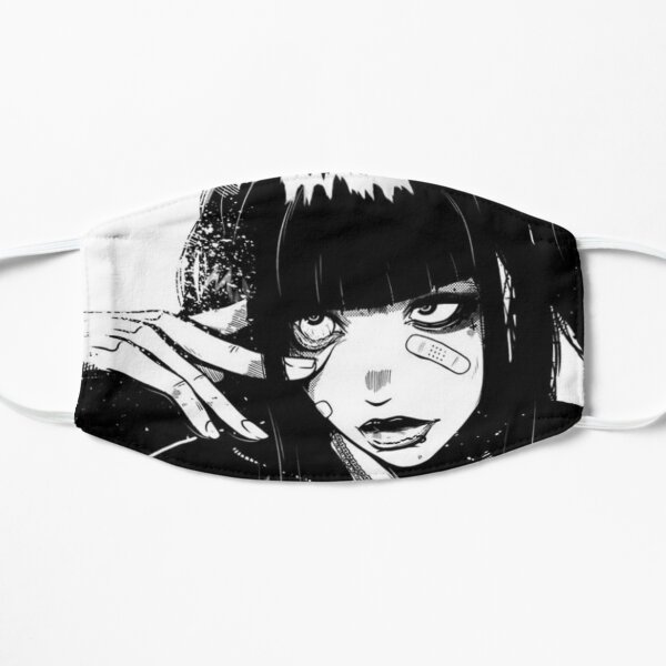 Manga Emo Girl Aesthetic Face Mask Mask For Sale By Tsukinosara Redbubble