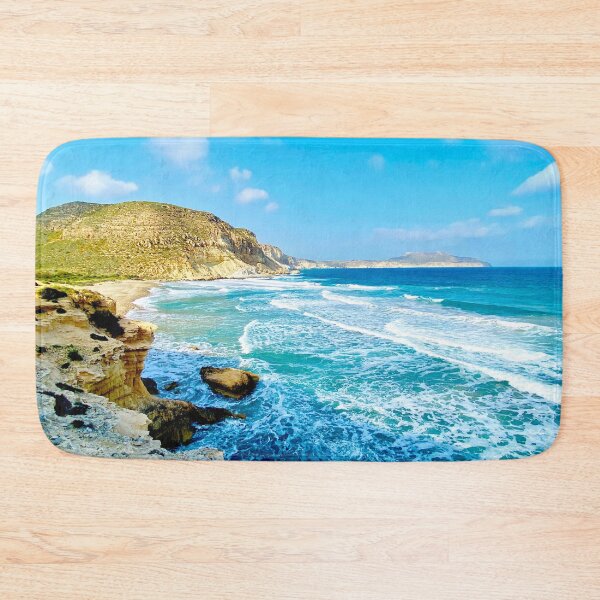 Item preview, Rocky Cascading Beach  designed and sold by BeCarpeDiem.