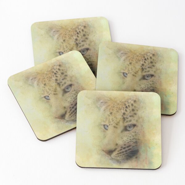 Item preview, Portrait Of A Leopard Watercolor Painting designed and sold by IZiets.