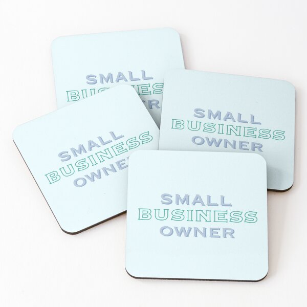 Item preview, Small Business Owner / Enterpreneur blue designed and sold by raffaela-art.