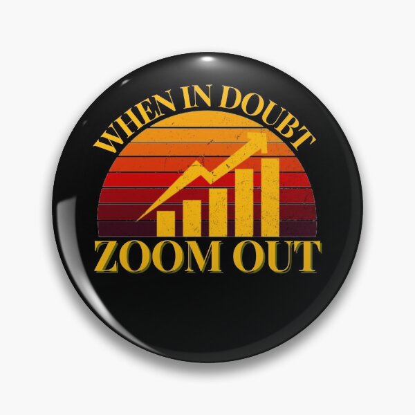 Item preview, When in doubt zoom out retro design designed and sold by DesignsVault.