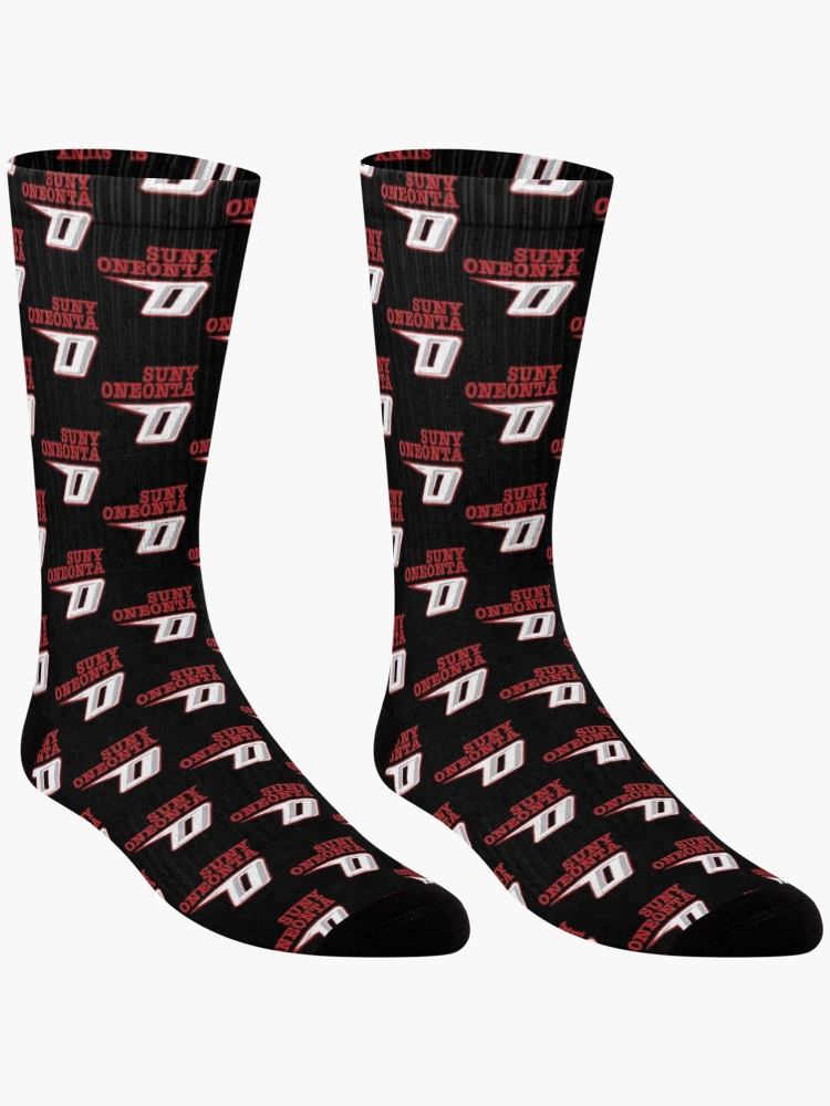 Aperçu 3 sur 5. Chaussettes avec l'œuvre Les Dragons Rouges, Oneonta créée et vendue par Leminblanc.