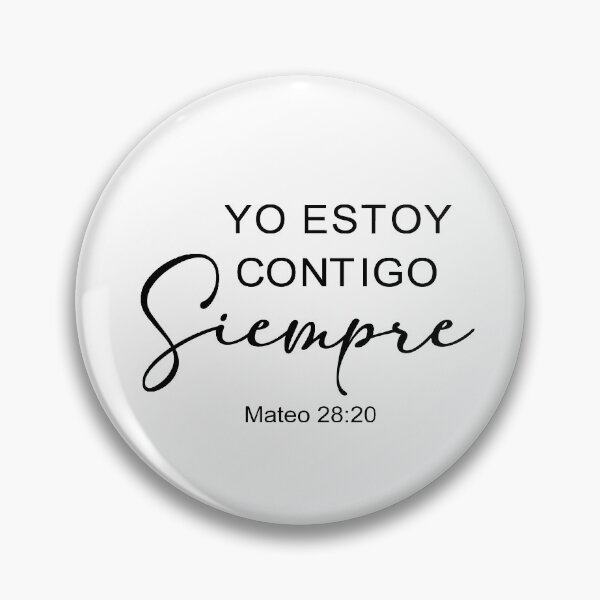 Item preview, Mateo 29 20, Spanish Bible Verse designed and sold by Aryam Quotes.