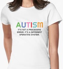 Autism Operating System Women's Fitted T-Shirt