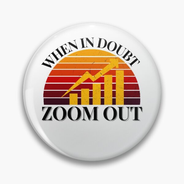 Item preview, When in doubt zoom out retro design designed and sold by DesignsVault.