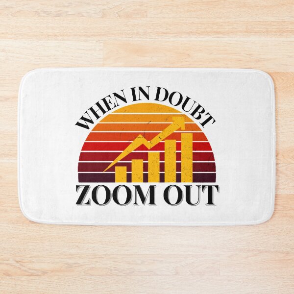 Item preview, When in doubt zoom out retro design designed and sold by DesignsVault.