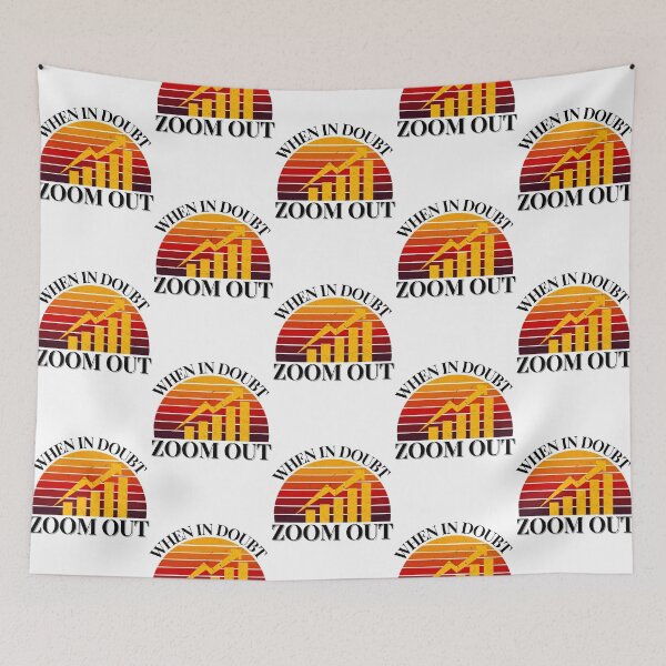 Item preview, When in doubt zoom out retro design designed and sold by DesignsVault.