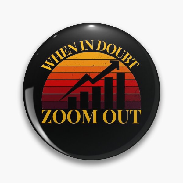 Item preview, When in doubt zoom out retro design designed and sold by DesignsVault.