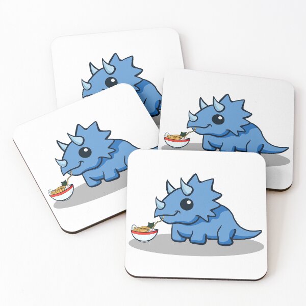 Item preview, Ramen Loving Triceratops Cute Kawaii designed and sold by MeowsAndMakes.
