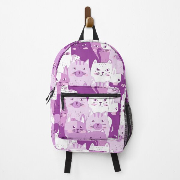 Item preview, Pink cat soup | Cats pattern designed and sold by Petra Becker.