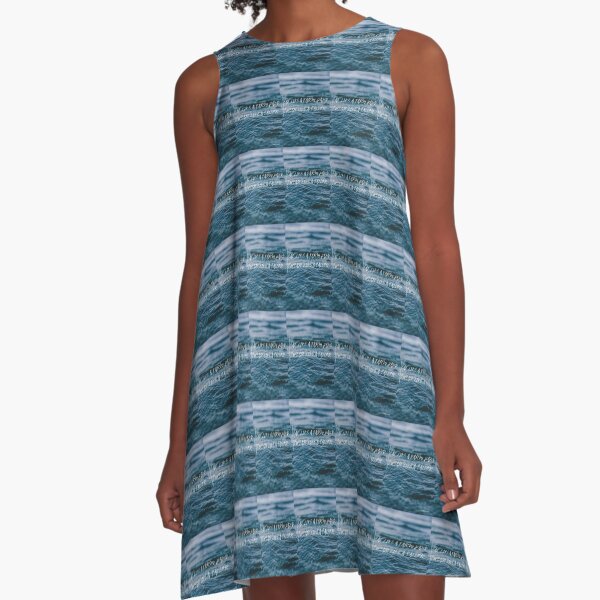 Eat like a farm hand, swear like a sailor A-Line Dress