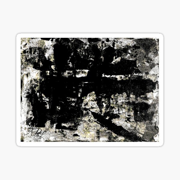 Grey Abstract Sticker