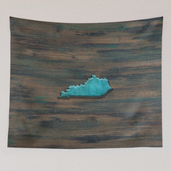 Item preview, Kentucky State Shape Teal designed and sold by Jared Davies.