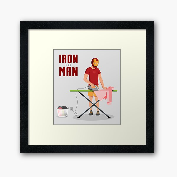 Item preview, Man using an iron designed and sold by LosNada.