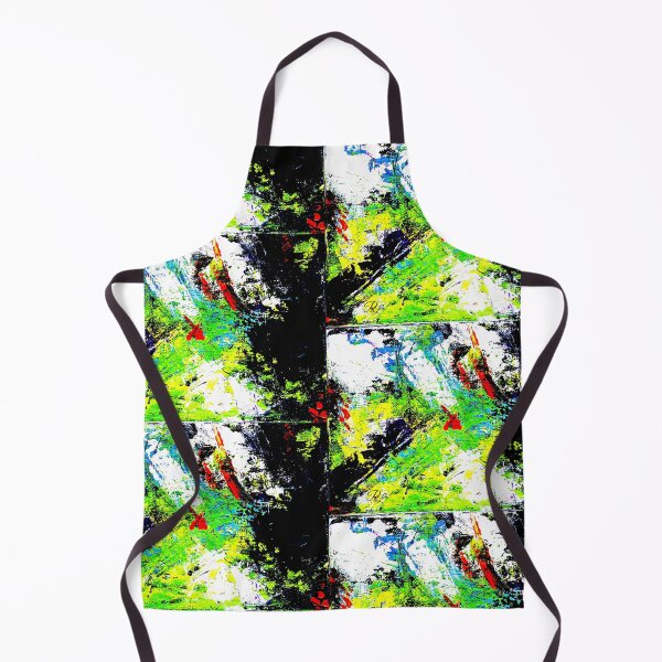 Neon Abstract Apron