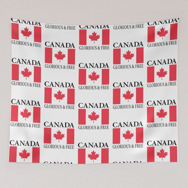 Item preview, Canada Glorious & Free Design in Black Letering designed and sold by Kevin Michael McCall.