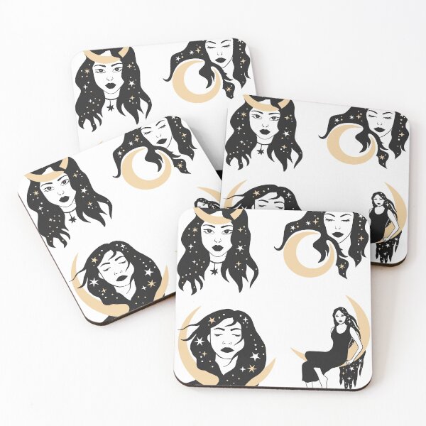 Item preview, Cute Moon Witch Stickers l Perfect For Your Goth, Wiccan, Alternative Friends designed and sold by LemonDemonzzz.