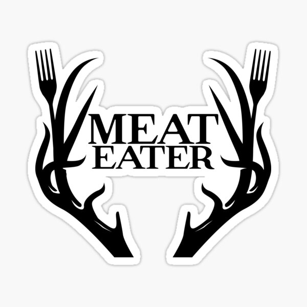 "Meat Eater" Sticker for Sale by SiixIndustries Redbubble