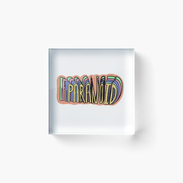 Item preview, Paranoid designed and sold by cozygirldesigns.