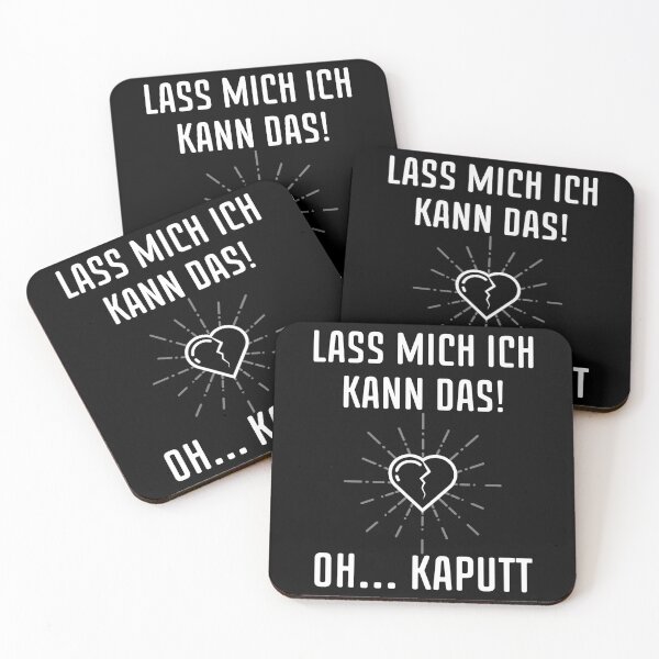 Artikelvorschau, Lass mich ich kann das oh... kaputt lustig spruch entworfen und verkauft von DerEmmat.