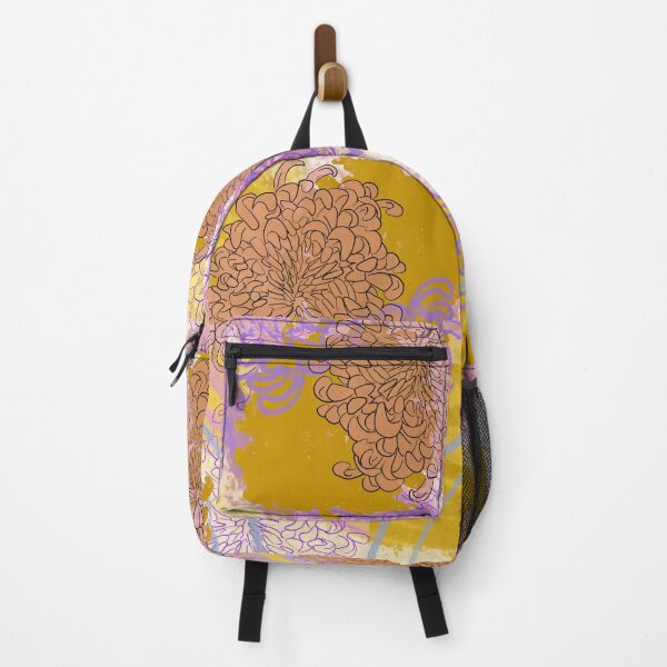 Item preview, Single Line Chrysanthemum Floral Pattern designed and sold by B-outfiters.
