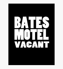 Bates Motel Photographic Print