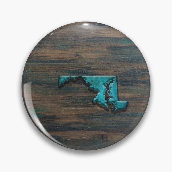 Item preview, Maryland State Shape Teal designed and sold by Jared Davies.