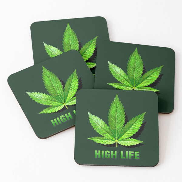 Artikelvorschau, Marihuanablatt-Mosaik, High Life entworfen und verkauft von  CannaGranny™ .