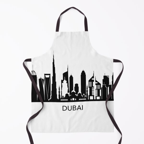 Item preview, Dubai Skyline Art designed and sold by Elenia Design.