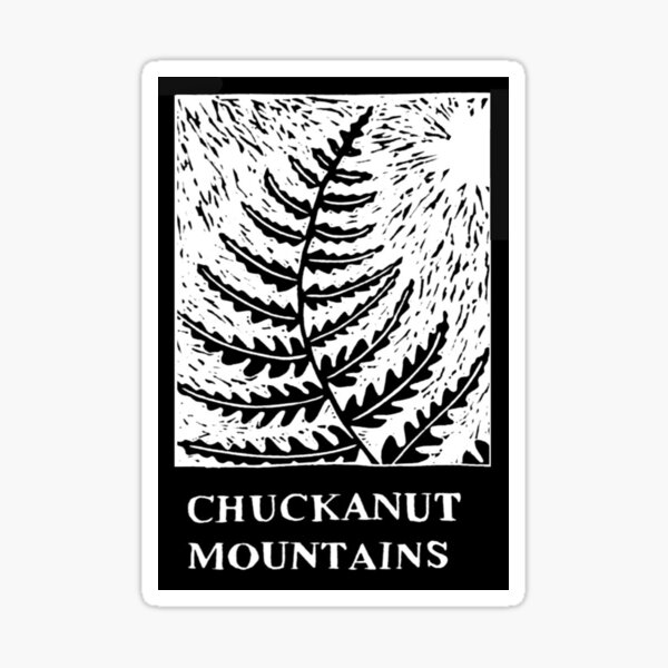 Chuckanut Mountain Bellingham Washington Sticker