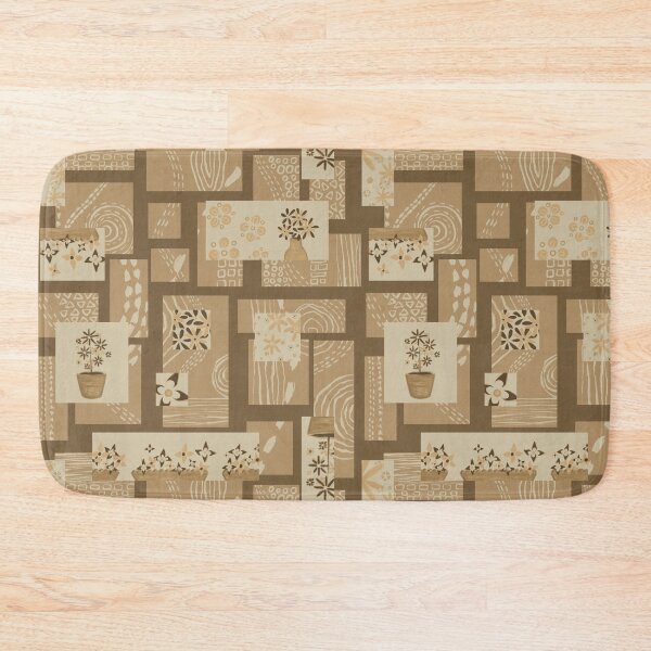 Item preview, Soft Brown Plants Pattern designed and sold by AEIZLITA N.
