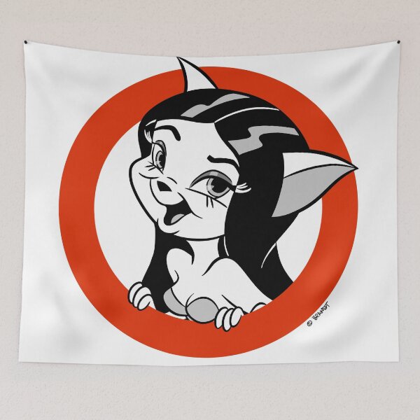 Item preview, Kimme Katz Retro 30s Cartoon Rubber Hose Style designed and sold by skullislandprod.
