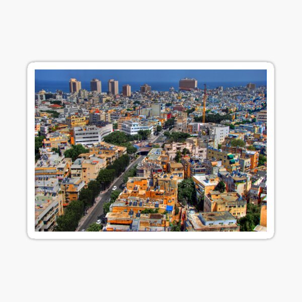 Tel Aviv Eagle Eye City View Sticker