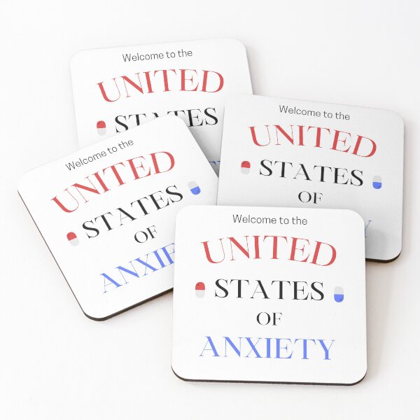 Item preview, United States Of Anxiety designed and sold by Zenith-capitis.