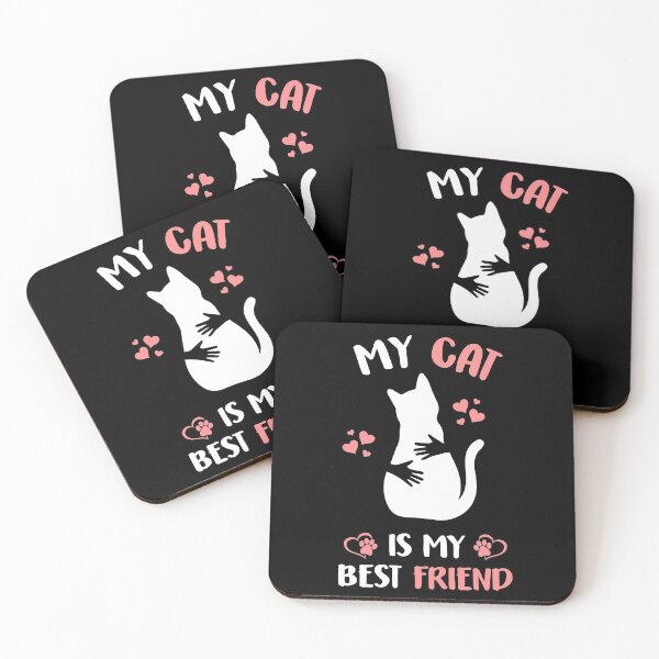 Item preview, de my cat is my best friend, cat lady quotes, pretty cat designed and sold by PRINTED ..