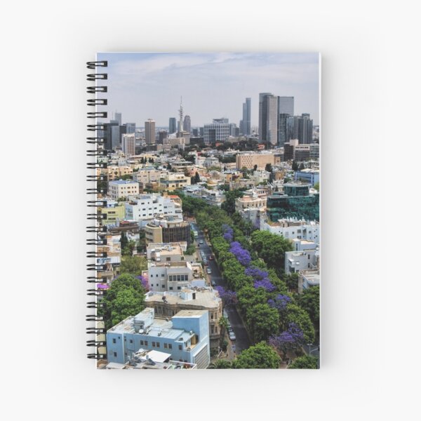 Rothschild boulevard season change Spiral Notebook