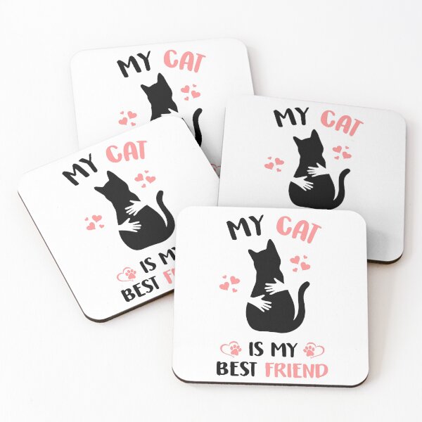 Item preview, my cat is my best friend, cat lady quotes, pretty cat designed and sold by PRINTED ..