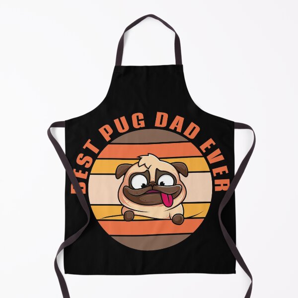 Item preview, Best Pug Dad Ever Sunset Animated designed and sold by TKsTees.